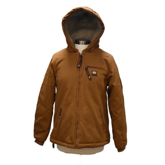 Canada Work Gear Brown Hooded Field/Barn/Chore Coat - Picture 3 of 12